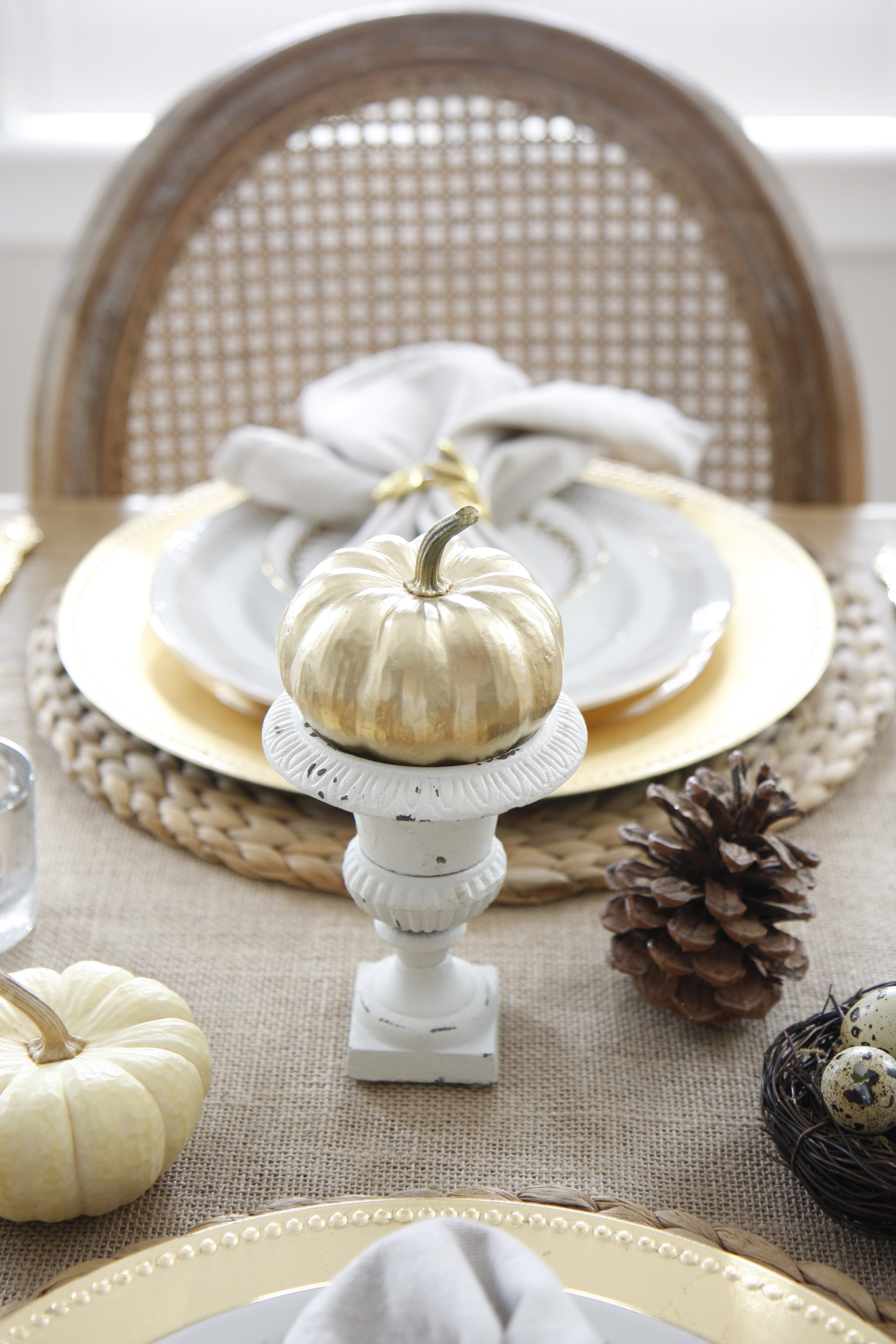 Decorating for Fall Tablescape