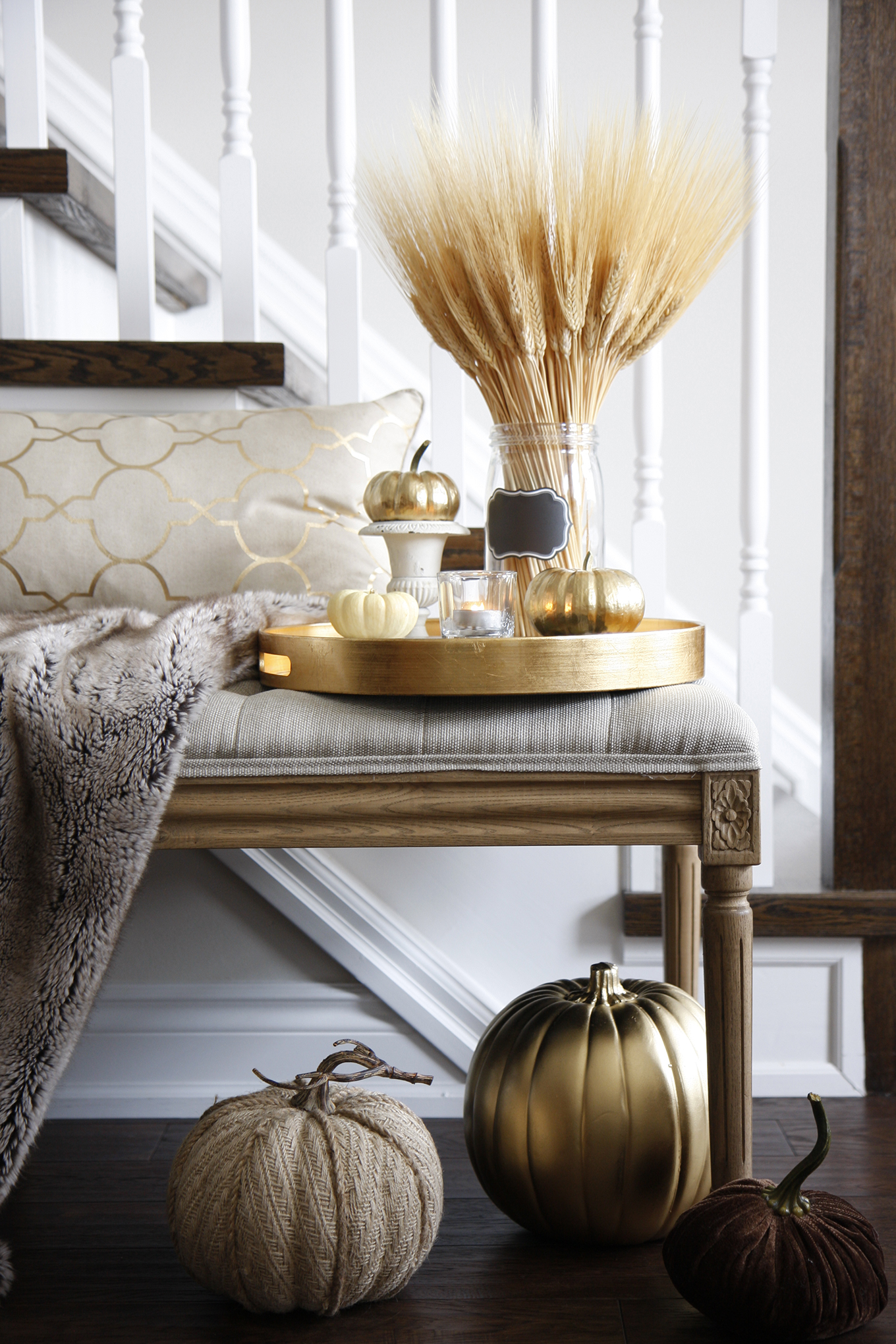 Decorating for Fall in Home