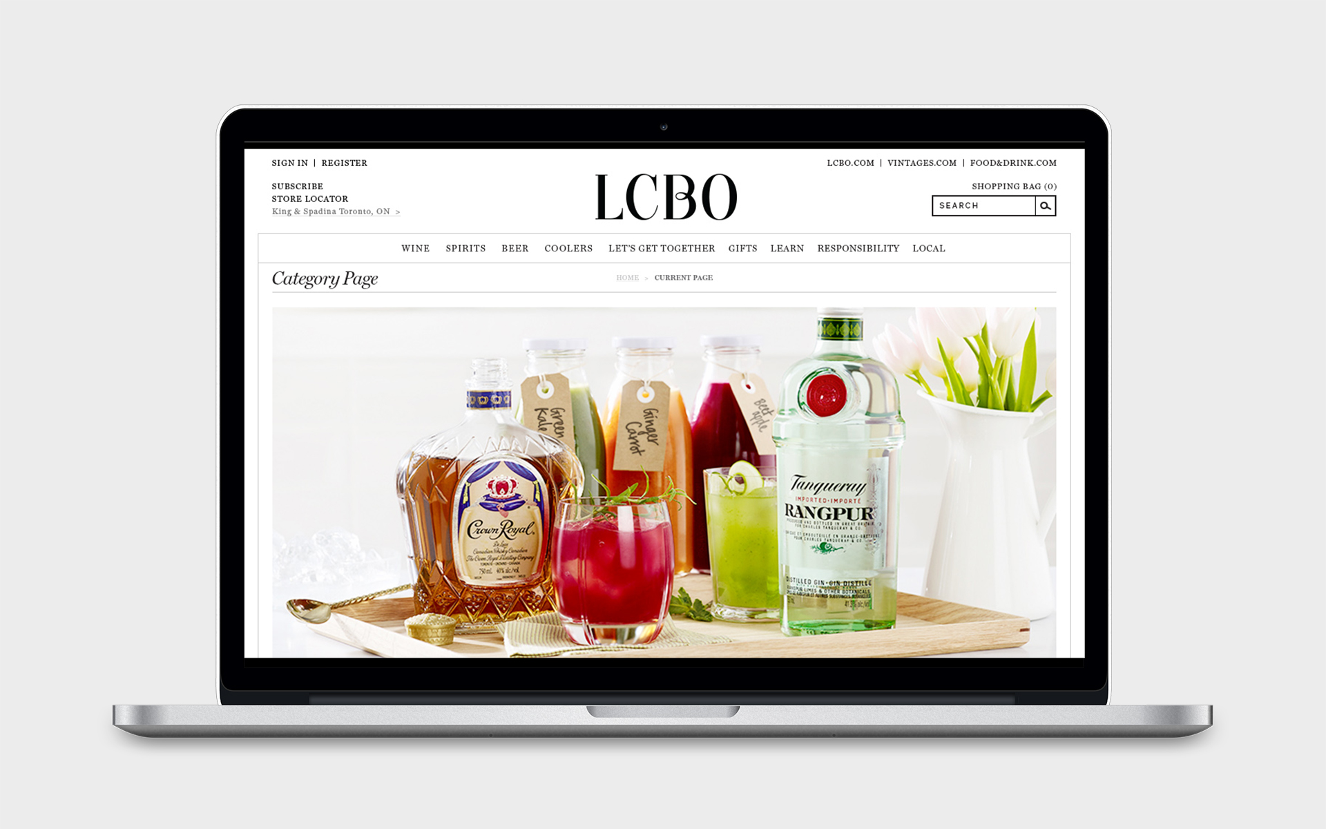 Paige Smith Design LCBO Refresh Your Drink Campaign