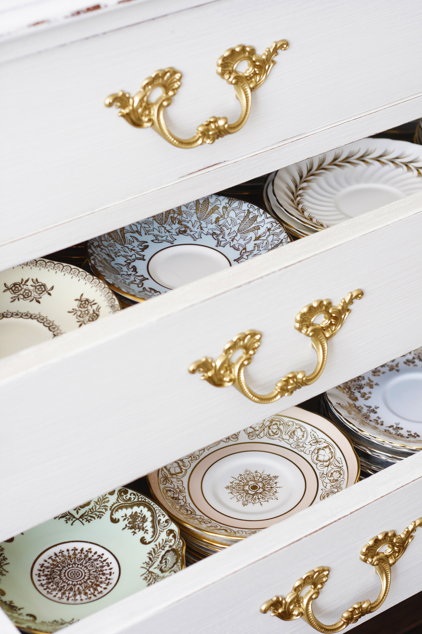 Paige Smith Vintage Life China Cabinet Drawers